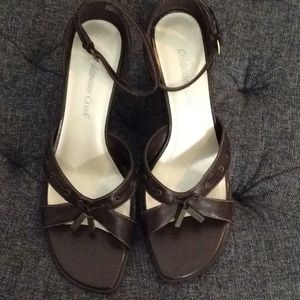 Ladies Strappy Wedge Sandals